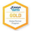 Kaseya Datto Gold Global Partner Logo